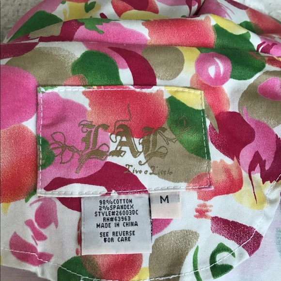 Live A Little jacket short colorful size M stretch colorful - Picture 8 of 8